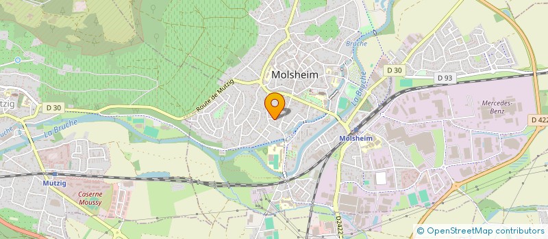 localisation de l'entreprise MADAME ELODIE RAUSCHER  DORLISHEIM