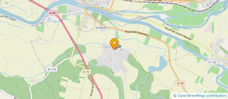 localisation de l'entreprise MADAME ELODIE RAVARY  OEYREGAVE