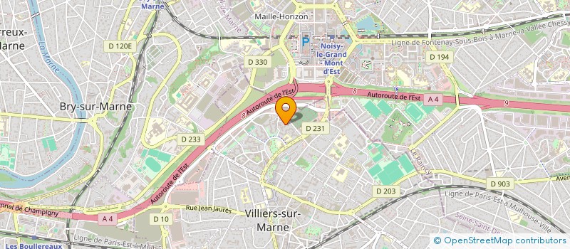 localisation de l'entreprise MADAME ELODIE RAVELONTIAVANA  VILLIERS-SUR-MARNE