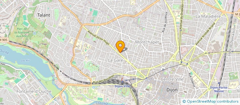 localisation de l'entreprise MADAME ELODIE REGNIER  DIJON