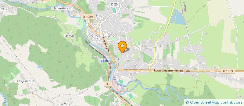 localisation de l'entreprise MADAME ELODIE REGNY  BOEN-SUR-LIGNON