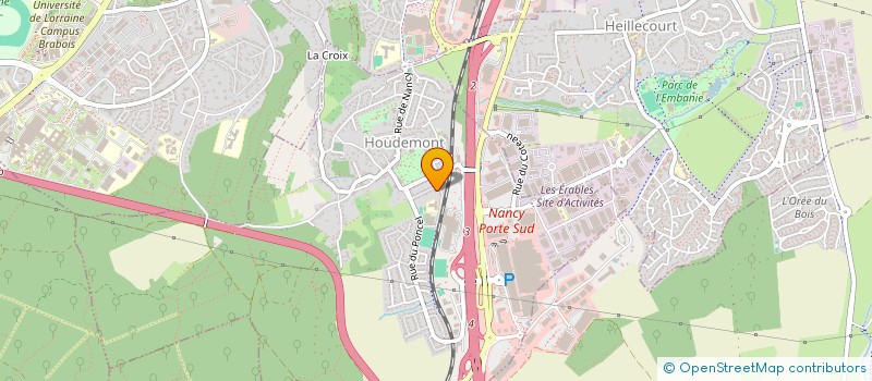 localisation de l'entreprise MADAME ELODIE REIG  HOUDEMONT