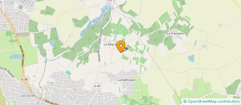 localisation de l'entreprise MADAME ELODIE REIGNER à BREM-SUR-MER