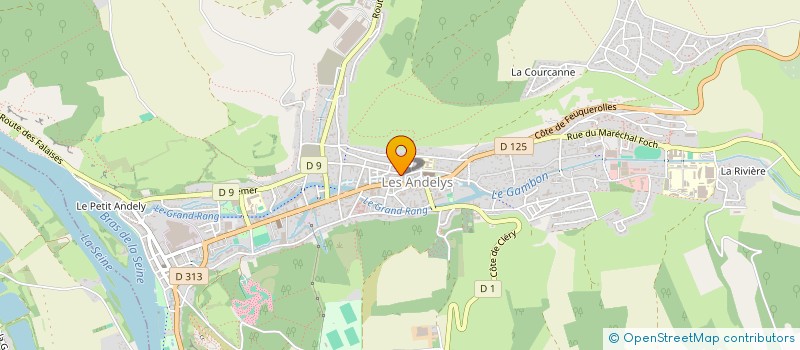 localisation de l'entreprise MADAME ELODIE REINE LEA BAILLY à LES ANDELYS