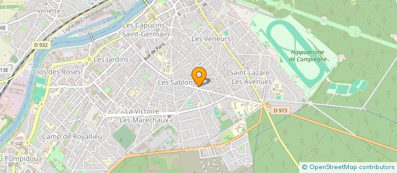 localisation de l'entreprise MADAME ELODIE RELAUT  COMPIEGNE