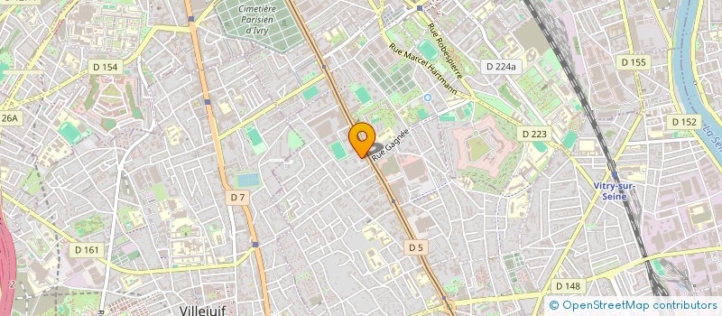 localisation de l'entreprise MADAME ELODIE RENARD à VITRY-SUR-SEINE
