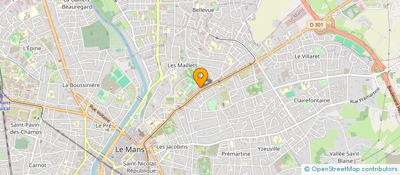 localisation de l'entreprise MADAME ELODIE RENARD  LE MANS