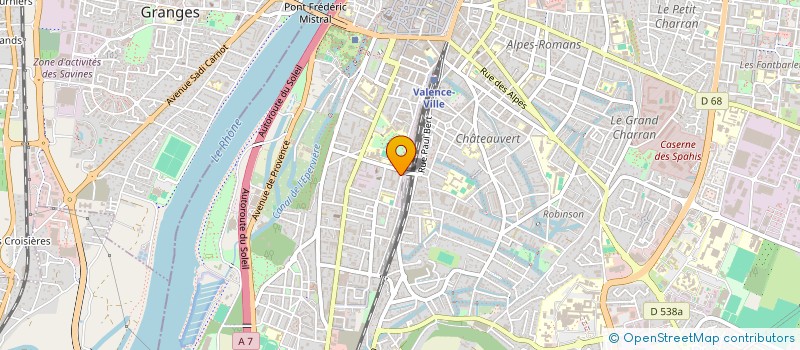 localisation de l'entreprise MADAME ELODIE RENAUDAT  VALENCE