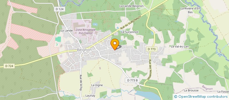 localisation de l'entreprise MADAME ELODIE RENIMEL  BEIGNON