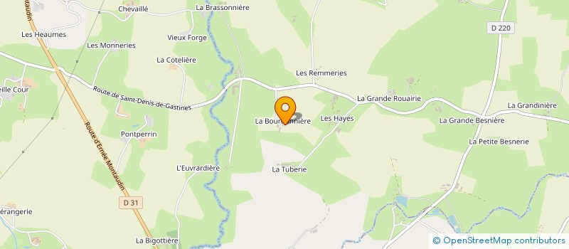 localisation de l'entreprise MADAME ELODIE RENOULLIN à SAINT-DENIS-DE-GASTINES