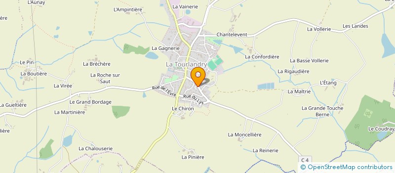 localisation de l'entreprise MADAME ELODIE REULIER  CHEMILLE-EN-ANJOU