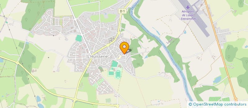 localisation de l'entreprise MADAME ELODIE REUMEAU  L'HUISSERIE