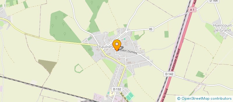 localisation de l'entreprise MADAME ELODIE REVAUX  CHAULNES