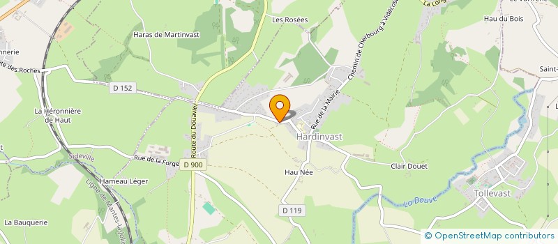 localisation de l'entreprise MADAME ELODIE REVE  COUVILLE