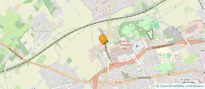 localisation de l'entreprise MADAME ELODIE REVEILLON à LILLE