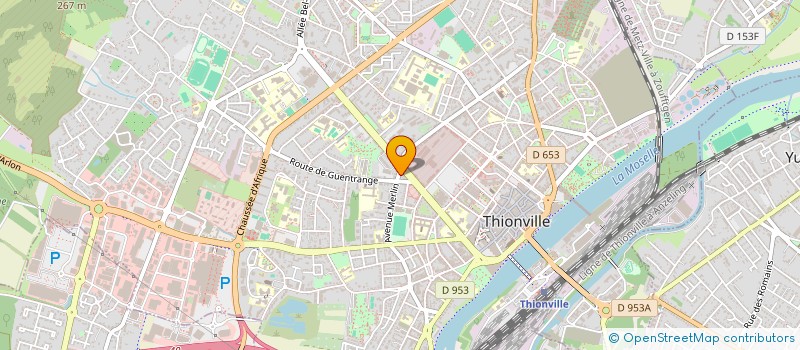 localisation de l'entreprise MADAME ELODIE REYLANDT  THIONVILLE