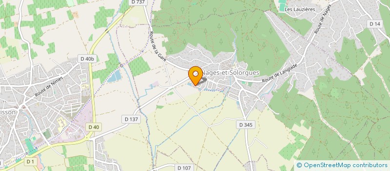 localisation de l'entreprise MADAME ELODIE RICARD  NAGES-ET-SOLORGUES