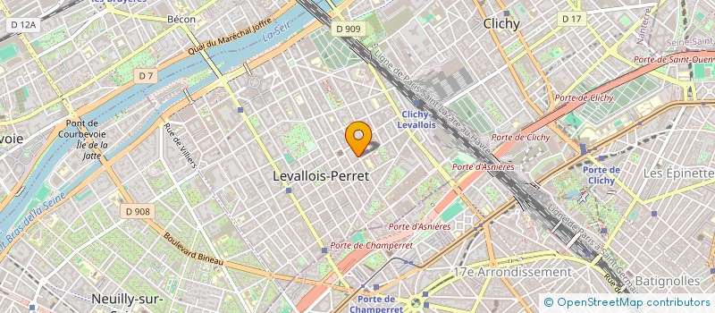 localisation de l'entreprise MADAME ELODIE RICHARD à LEVALLOIS-PERRET