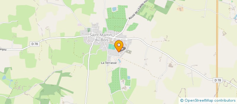 localisation de l'entreprise MADAME ELODIE RICOU  SEGRE-EN-ANJOU BLEU