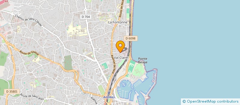 localisation de l'entreprise MADAME ELODIE RIETHMULLER à ANTIBES