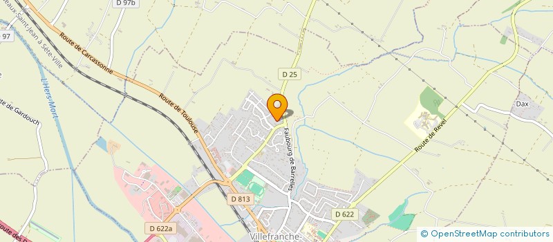 localisation de l'entreprise MADAME ELODIE RIEUX  VILLEFRANCHE-DE-LAURAGAIS