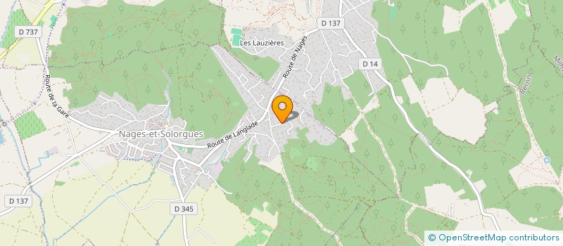 localisation de l'entreprise MADAME ELODIE RIFFARD  NAGES-ET-SOLORGUES