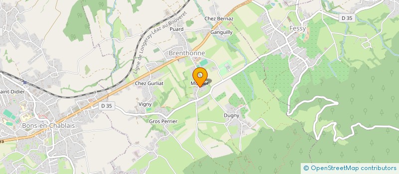 localisation de l'entreprise MADAME ELODIE RIGOMONT à BRENTHONNE