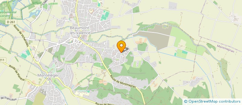 localisation de l'entreprise MADAME ELODIE RIGOULET à BEAUMONT-LES-VALENCE