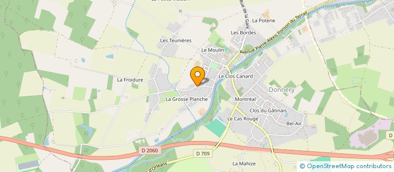 localisation de l'entreprise MADAME ELODIE RIOUALL à DONNERY