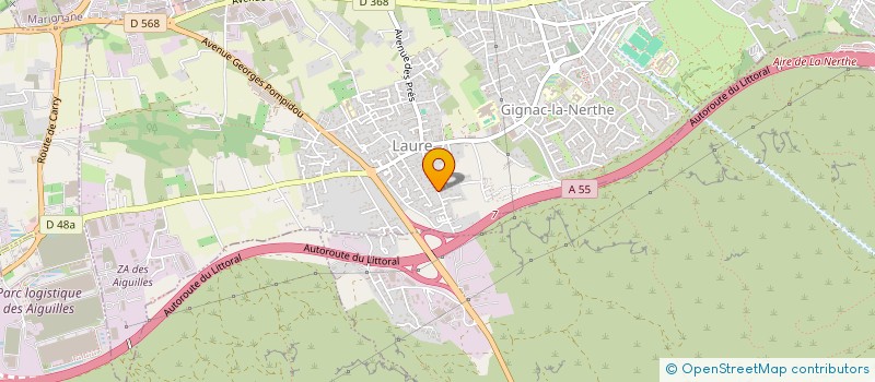 localisation de l'entreprise MADAME ELODIE RIPERT  GIGNAC-LA-NERTHE