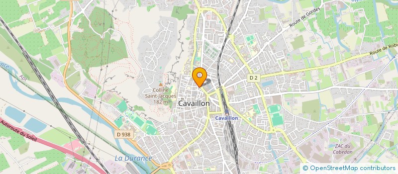 localisation de l'entreprise MADAME ELODIE RIQUELME  CAVAILLON