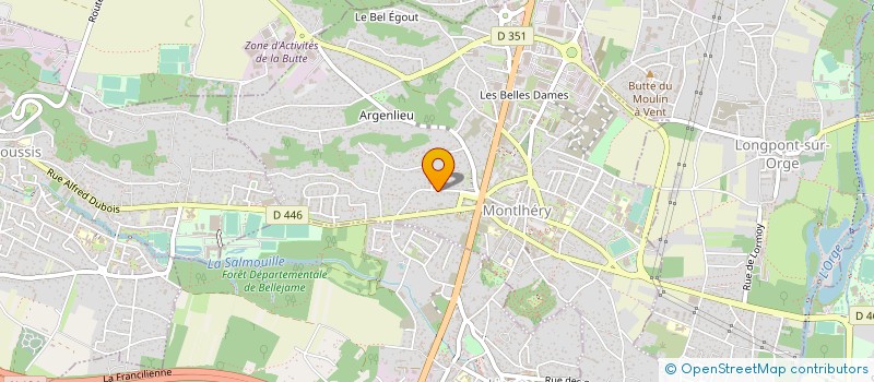 localisation de l'entreprise MADAME ELODIE RIVAL  LINAS