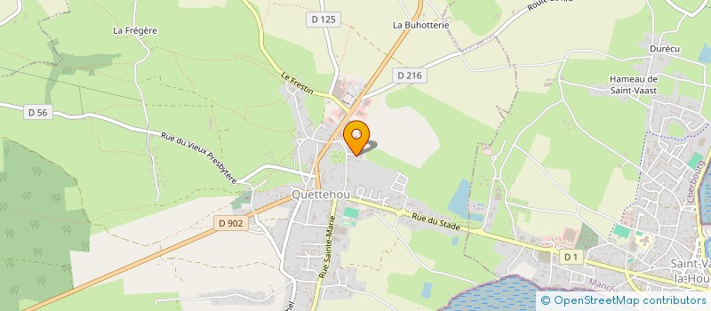 localisation de l'entreprise MADAME ELODIE RIVET  QUETTEHOU