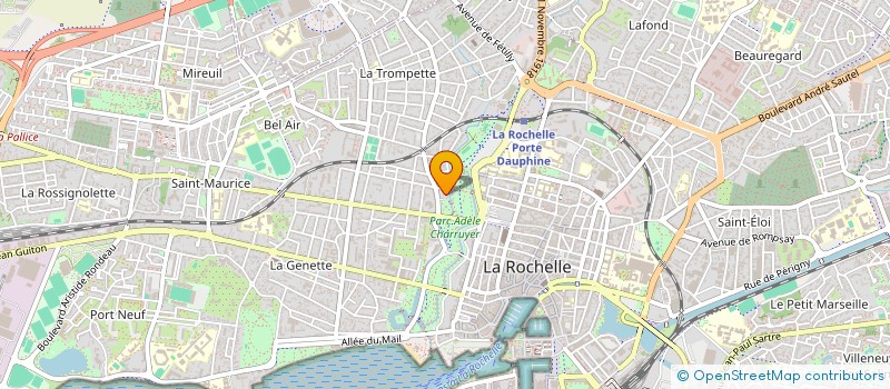 localisation de l'entreprise MADAME ELODIE ROBERT  LA ROCHELLE