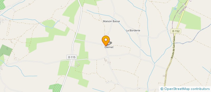 localisation de l'entreprise MADAME ELODIE ROBERT à DONNEZAC