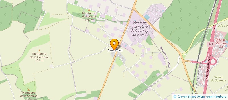 localisation de l'entreprise MADAME ELODIE ROBILLARD à GOURNAY-SUR-ARONDE