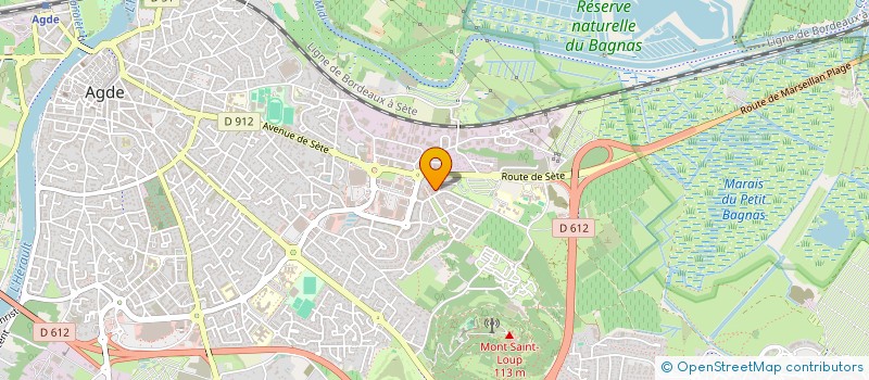 localisation de l'entreprise MADAME ELODIE ROBUR à AGDE