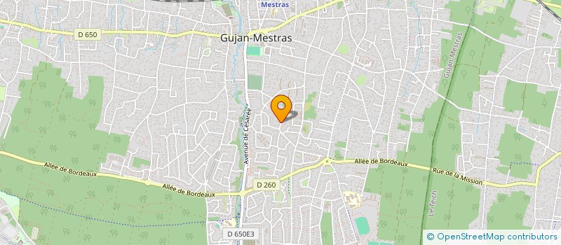 localisation de l'entreprise MADAME ELODIE ROCHE  GUJAN-MESTRAS