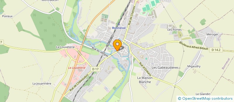 localisation de l'entreprise MADAME ELODIE RODRIGUES à BONNEVAL