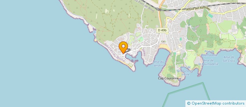 localisation de l'entreprise MADAME ELODIE RODRIGUEZ  MARTIGUES