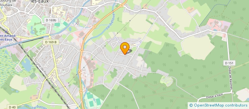 localisation de l'entreprise MADAME ELODIE ROELENS  SAINT-AMAND-LES-EAUX