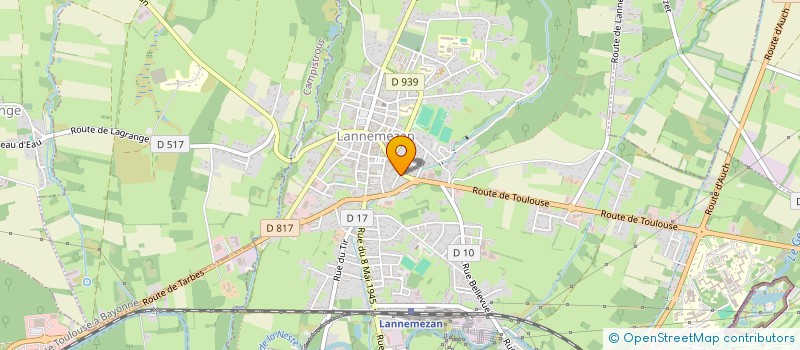 localisation de l'entreprise MADAME ELODIE ROGER  LANNEMEZAN