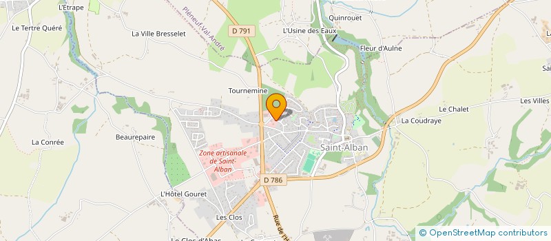 localisation de l'entreprise MADAME ELODIE ROHEL  SAINT-ALBAN