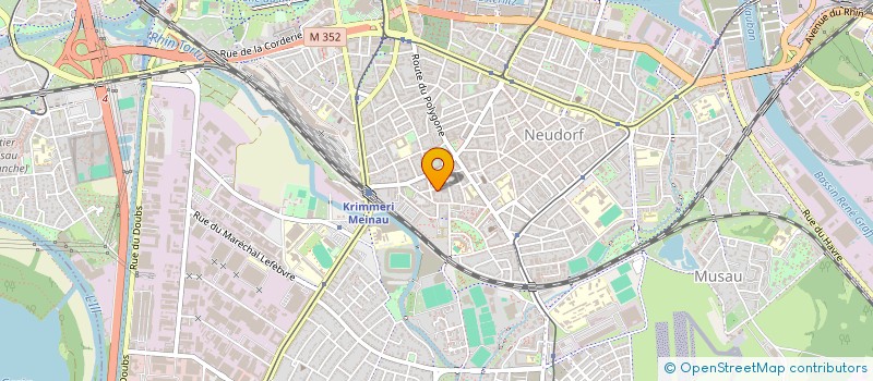 localisation de l'entreprise MADAME ELODIE ROLLING  STRASBOURG