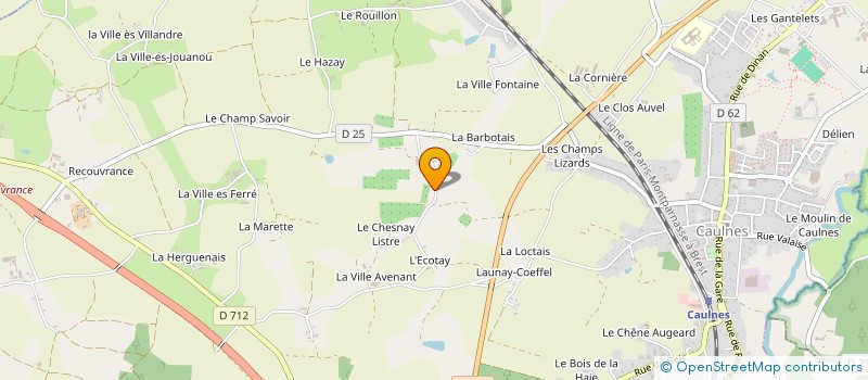 localisation de l'entreprise MADAME ELODIE ROMA  CAULNES