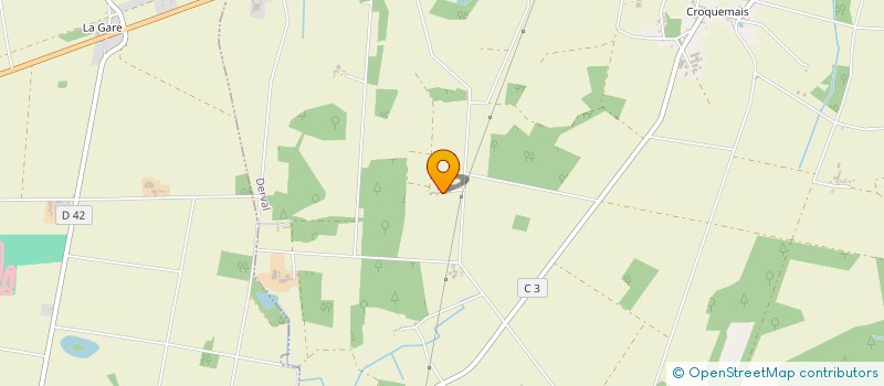 localisation de l'entreprise MADAME ELODIE ROMEUR à SAINT-VINCENT-DES-LANDES