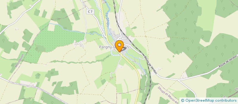 localisation de l'entreprise MADAME ELODIE ROOSEN  PARGNY-LA-DHUYS