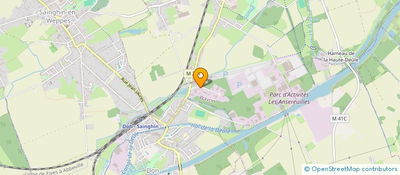 localisation de l'entreprise MADAME ELODIE ROSE  WAVRIN