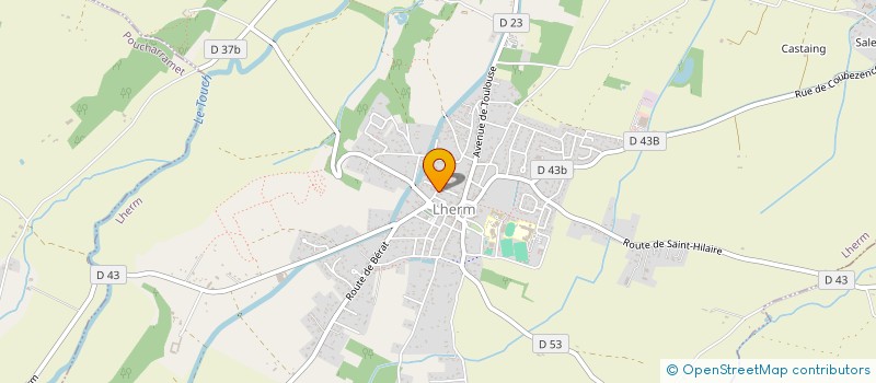 localisation de l'entreprise MADAME ELODIE ROSELLINI  SAINT-CLAR-DE-RIVIERE