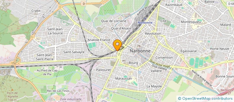 localisation de l'entreprise MADAME ELODIE ROSSIGNOL à NARBONNE